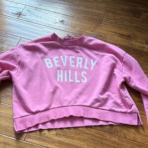 Beverly Hills Pink Sweatshirt